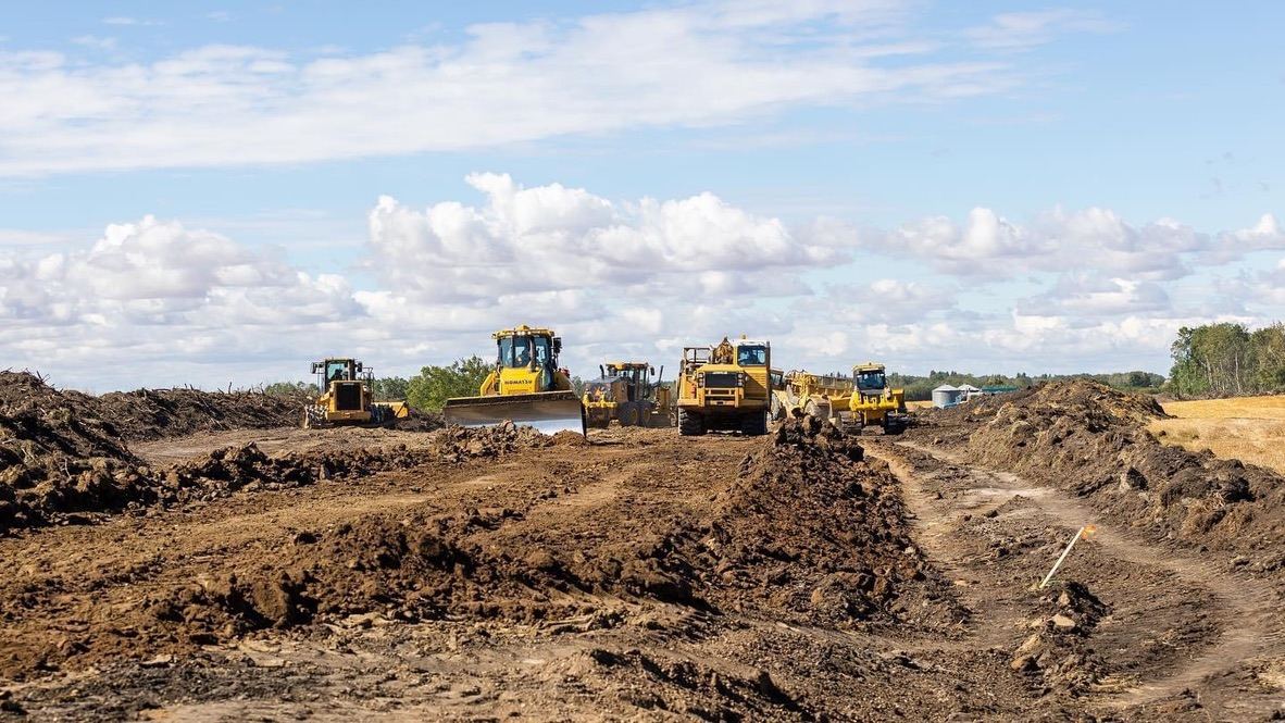 One of RTRC's first major earthworks projects